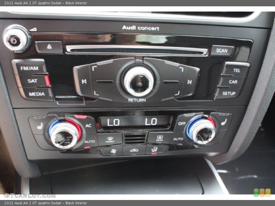 Black Interior Controls for the 2013 Audi A4 2.0T quattro Sedan #78842747