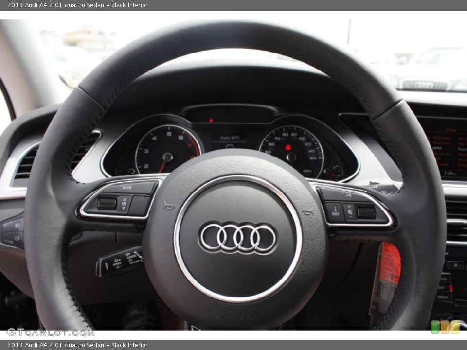 Black Interior Steering Wheel for the 2013 Audi A4 2.0T quattro Sedan #78842787