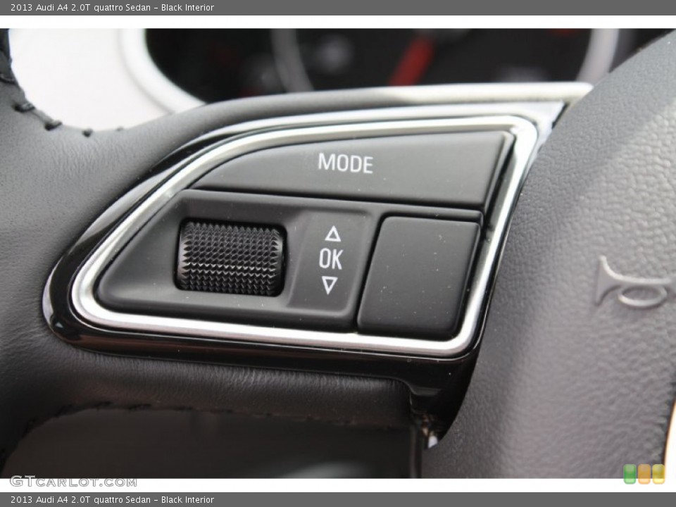 Black Interior Controls for the 2013 Audi A4 2.0T quattro Sedan #78842795