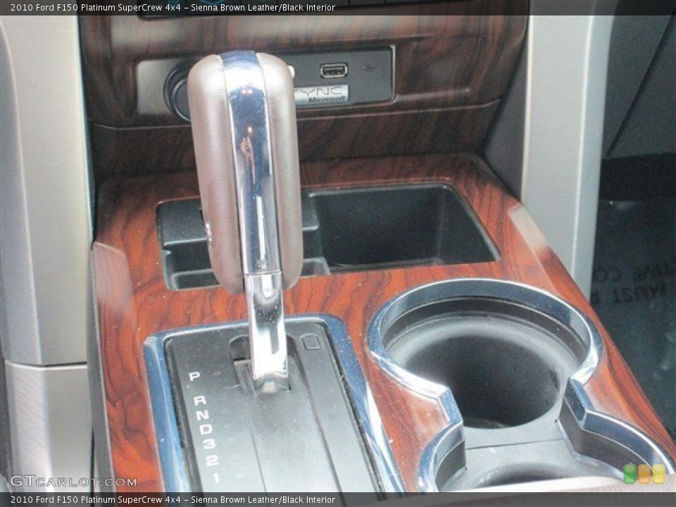 Sienna Brown Leather/Black Interior Transmission for the 2010 Ford F150 Platinum SuperCrew 4x4 #78844250