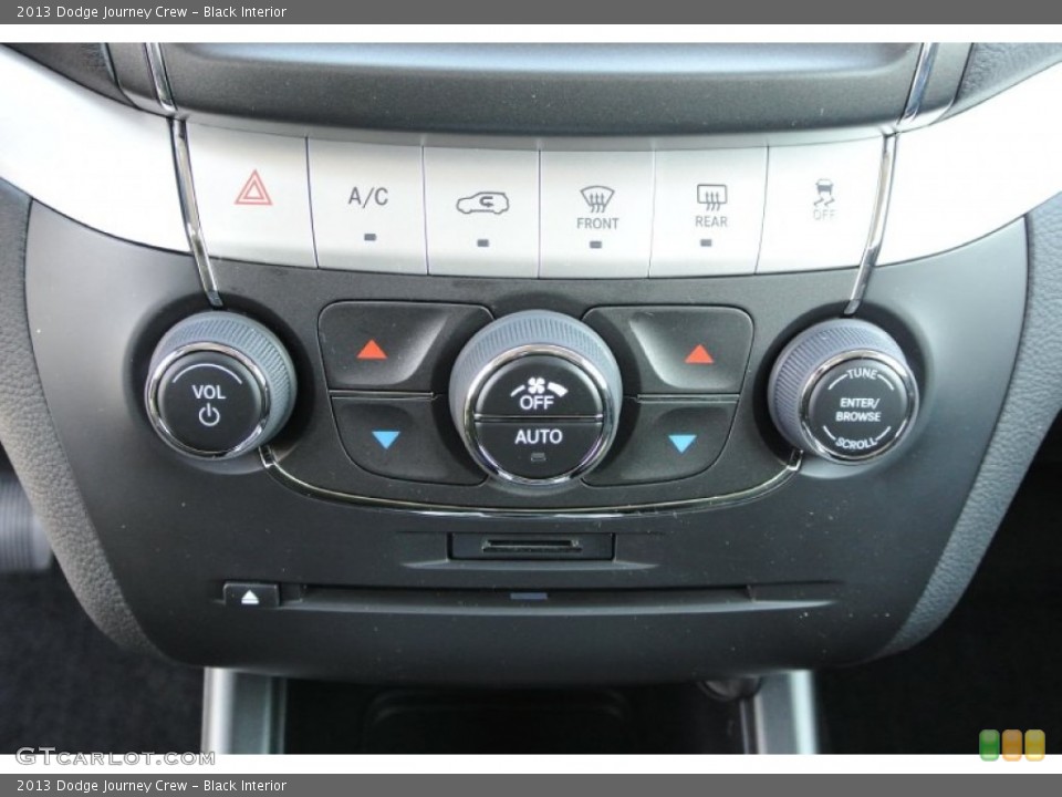 Black Interior Controls for the 2013 Dodge Journey Crew #78844640