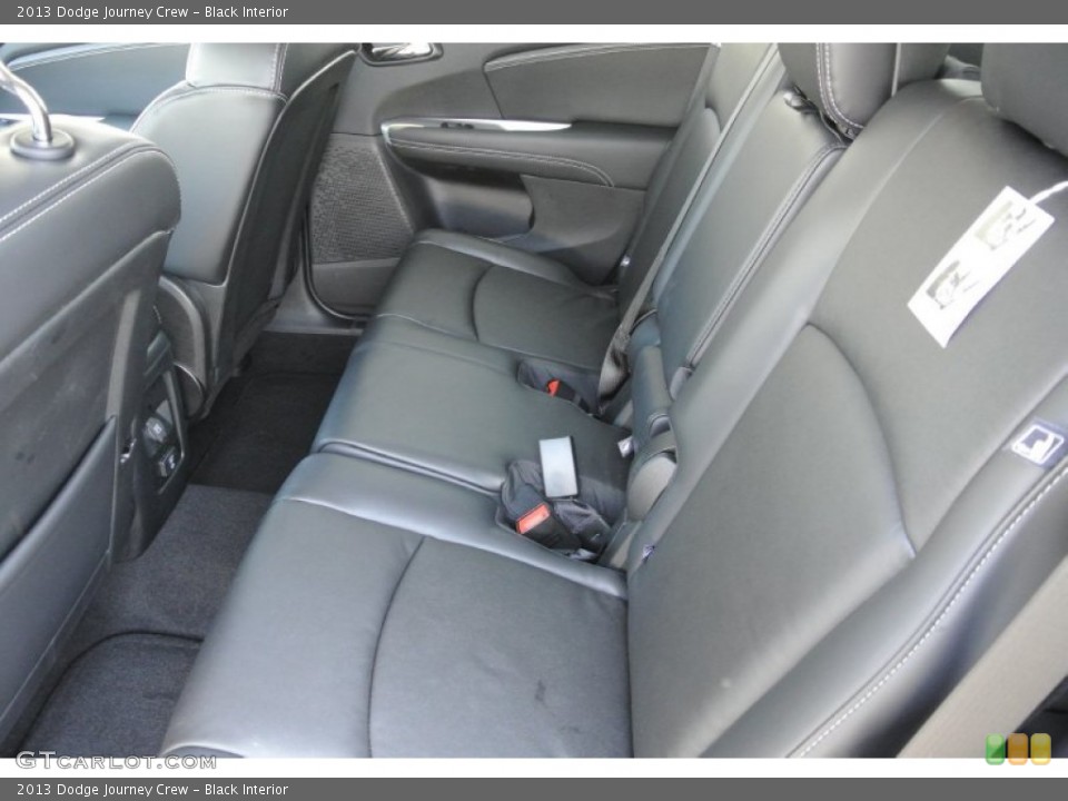 Black Interior Rear Seat for the 2013 Dodge Journey Crew #78844711