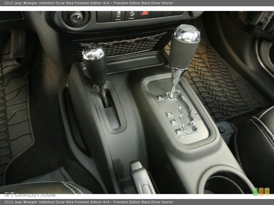 Freedom Edition Black/Silver Interior Transmission for the 2013 Jeep Wrangler Unlimited Oscar Mike Freedom Edition 4x4 #78844889