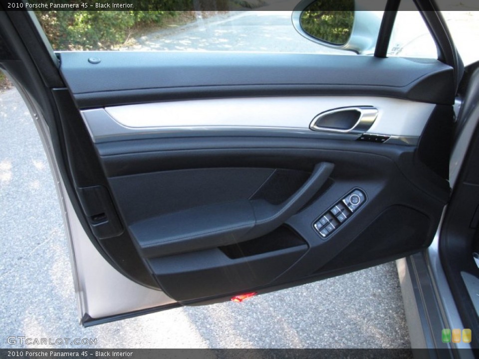Black Interior Door Panel for the 2010 Porsche Panamera 4S #78849251