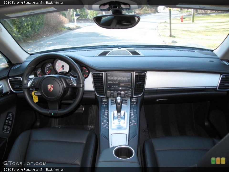 Black Interior Dashboard for the 2010 Porsche Panamera 4S #78849266