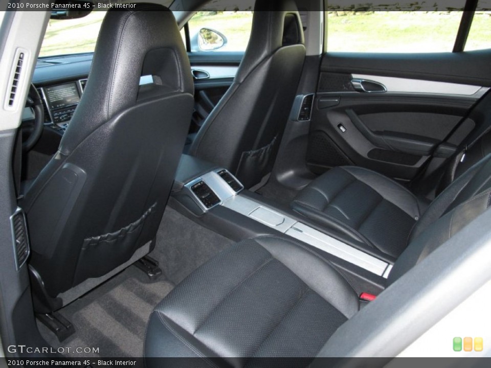 Black Interior Rear Seat for the 2010 Porsche Panamera 4S #78849280