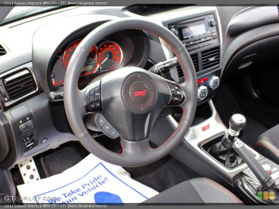 STI  Black/Alcantara Interior Dashboard for the 2011 Subaru Impreza WRX STi #78850568