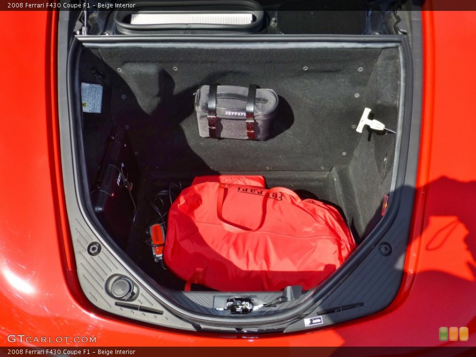 Beige Interior Trunk for the 2008 Ferrari F430 Coupe F1 #78850820