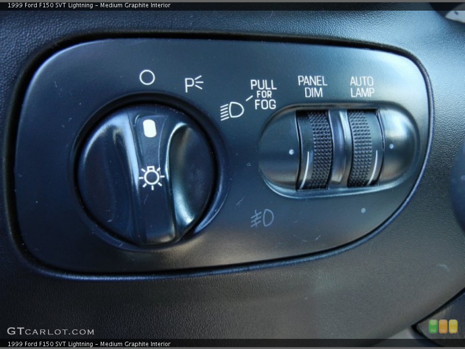 Medium Graphite Interior Controls for the 1999 Ford F150 SVT Lightning #78853675