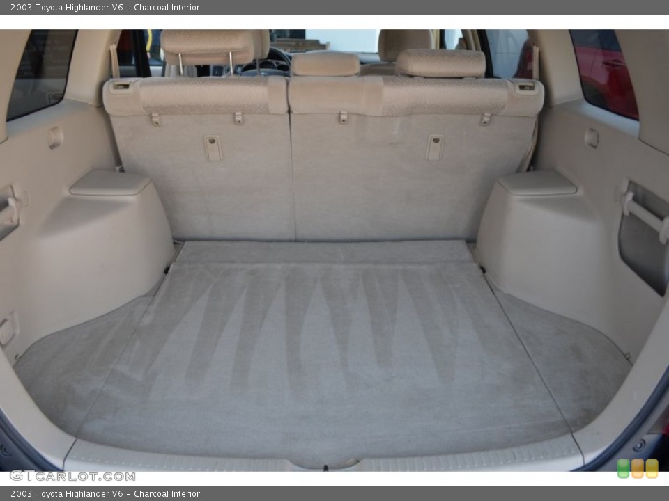 Charcoal Interior Trunk for the 2003 Toyota Highlander V6 #78854331