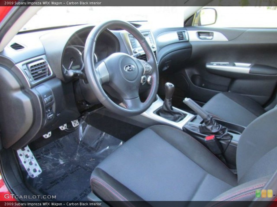 Carbon Black Interior Photo for the 2009 Subaru Impreza WRX Wagon #78855563