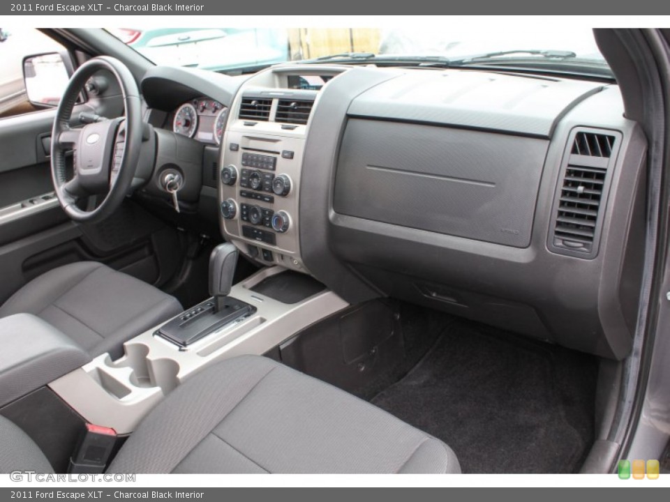 Charcoal Black Interior Dashboard for the 2011 Ford Escape XLT #78855757
