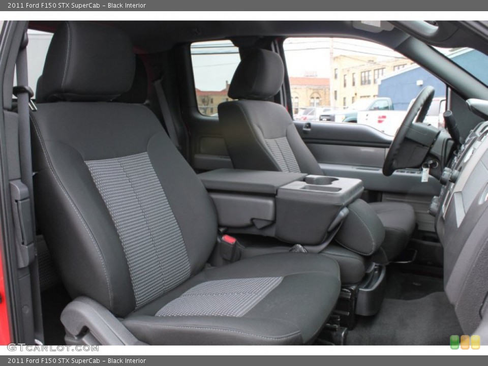 Black Interior Front Seat for the 2011 Ford F150 STX SuperCab #78856552