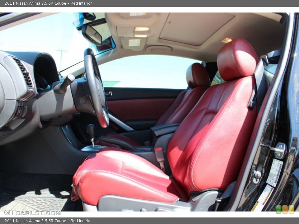 Red Interior Photo for the 2011 Nissan Altima 3.5 SR Coupe #78858547