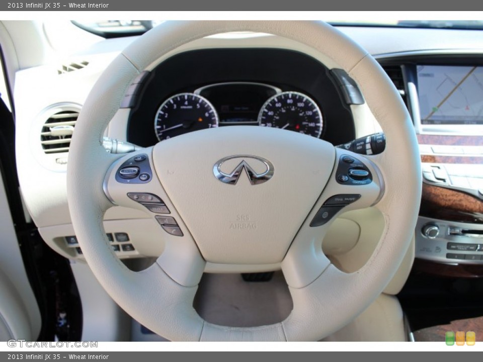 Wheat Interior Steering Wheel for the 2013 Infiniti JX 35 #78859156