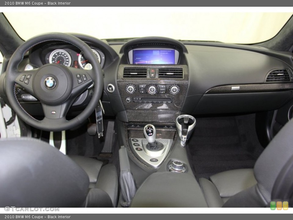 Black Interior Dashboard for the 2010 BMW M6 Coupe #78860782