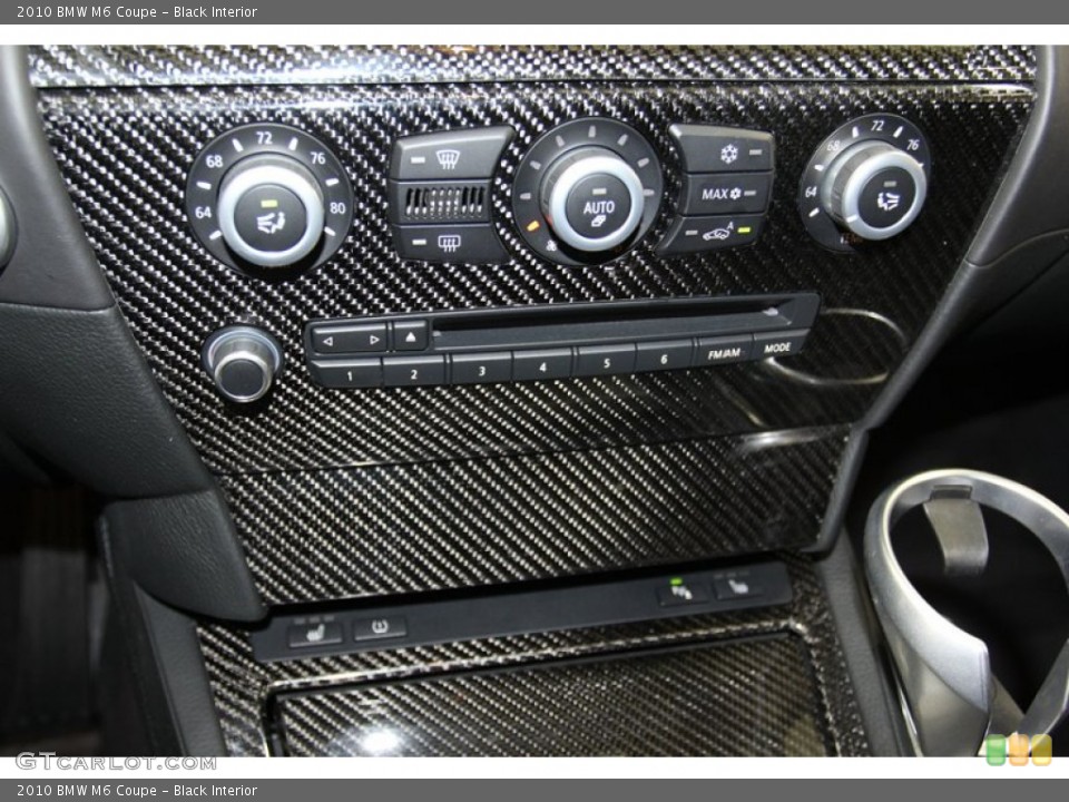 Black Interior Controls for the 2010 BMW M6 Coupe #78861099