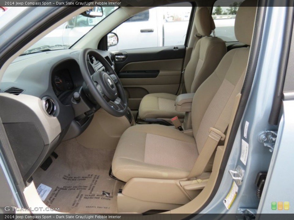 Dark Slate Gray/Light Pebble Interior Photo for the 2014 Jeep Compass Sport #78861283