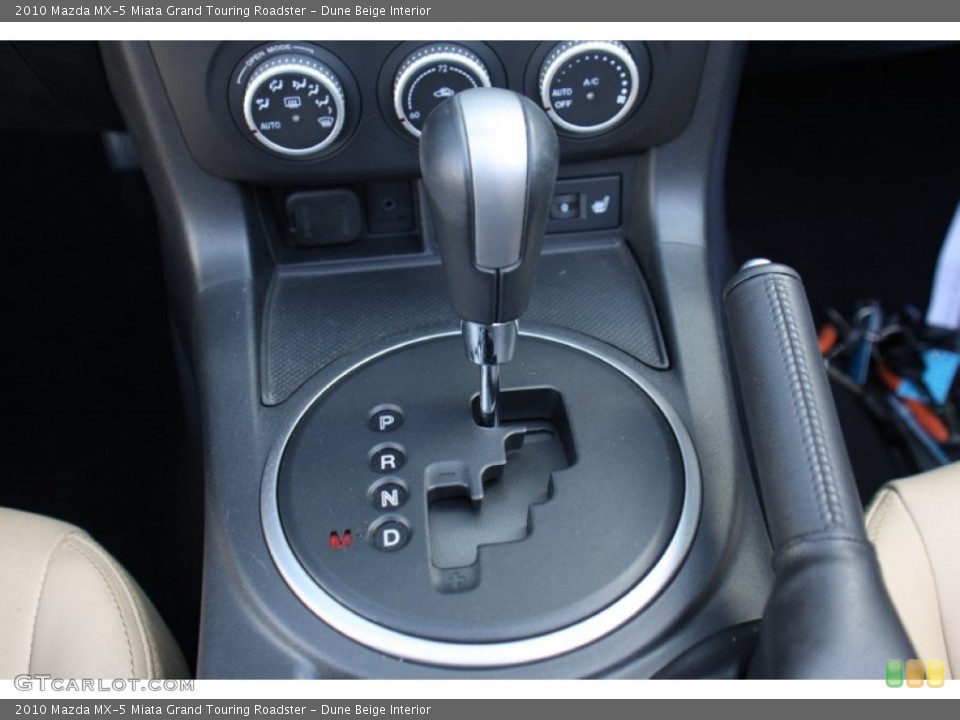 Dune Beige Interior Transmission for the 2010 Mazda MX-5 Miata Grand Touring Roadster #78861418