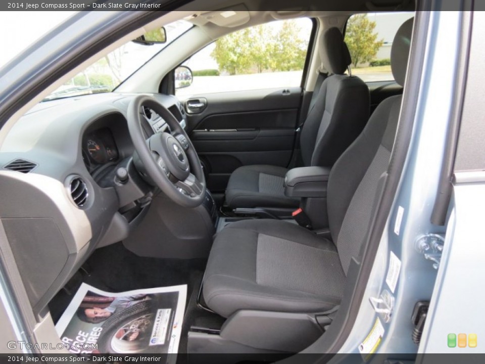 Dark Slate Gray Interior Photo for the 2014 Jeep Compass Sport #78861695