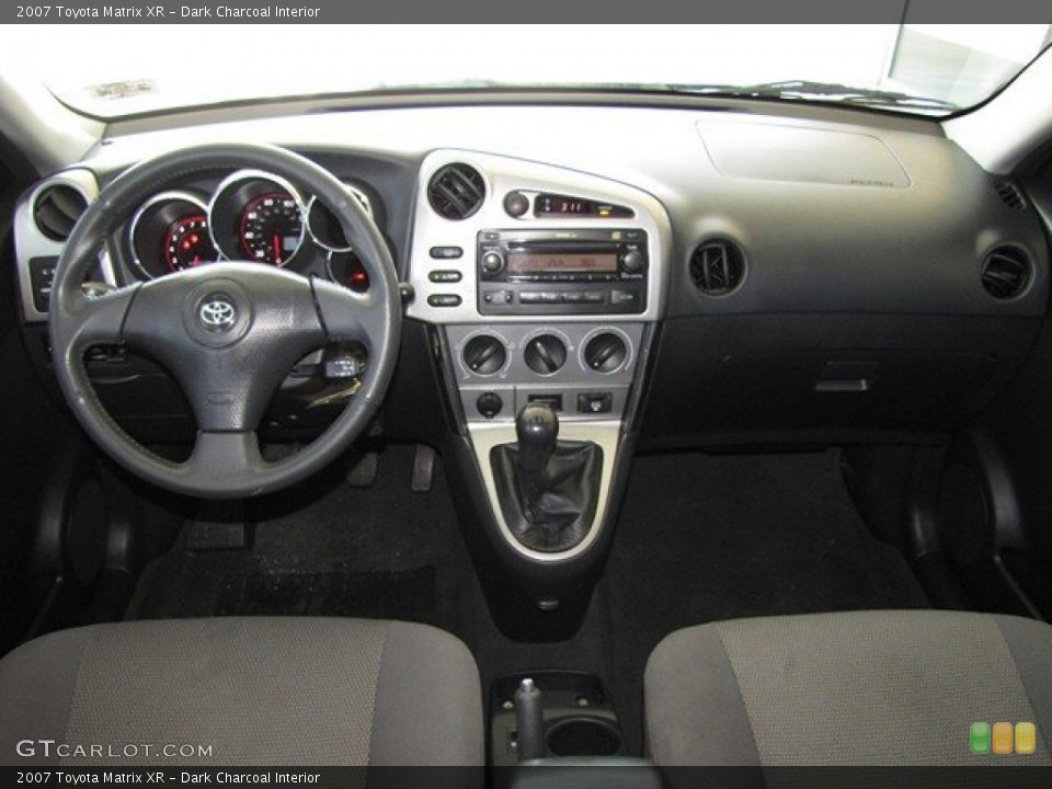 Dark Charcoal Interior Dashboard for the 2007 Toyota Matrix XR #78861946