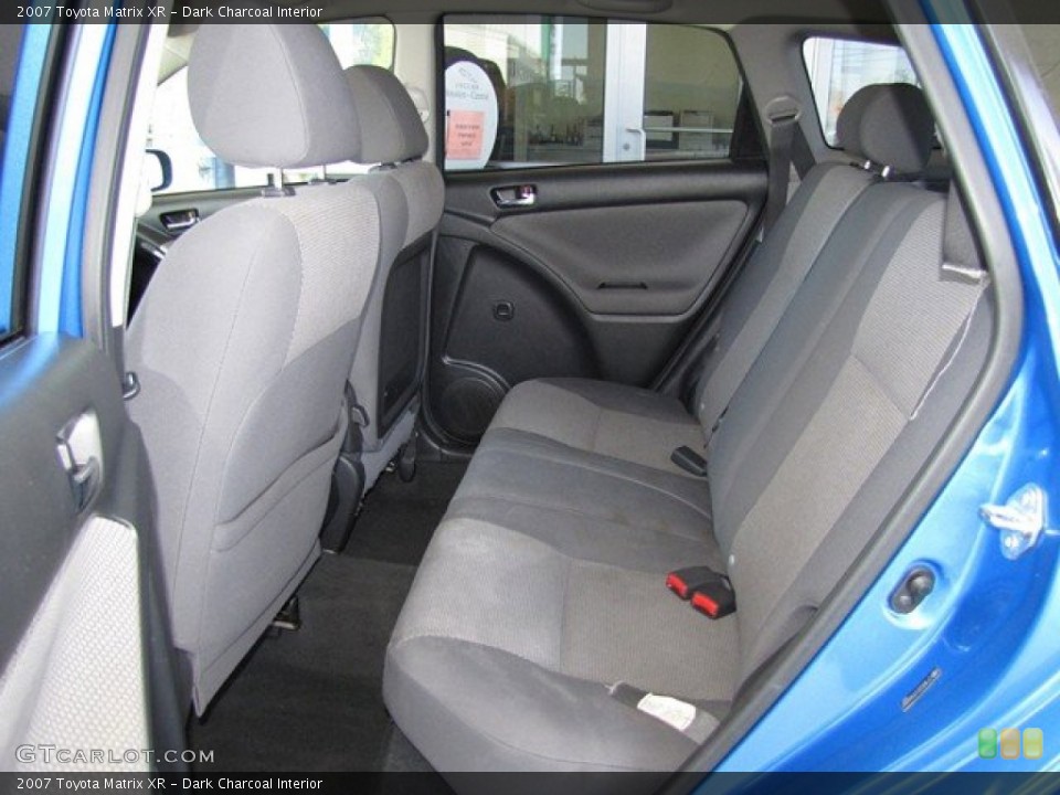 Dark Charcoal Interior Rear Seat for the 2007 Toyota Matrix XR #78861958