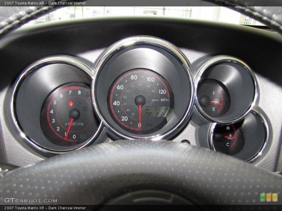 Dark Charcoal Interior Gauges for the 2007 Toyota Matrix XR #78862129