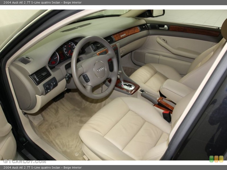 Beige Interior Photo for the 2004 Audi A6 2.7T S-Line quattro Sedan #78862278