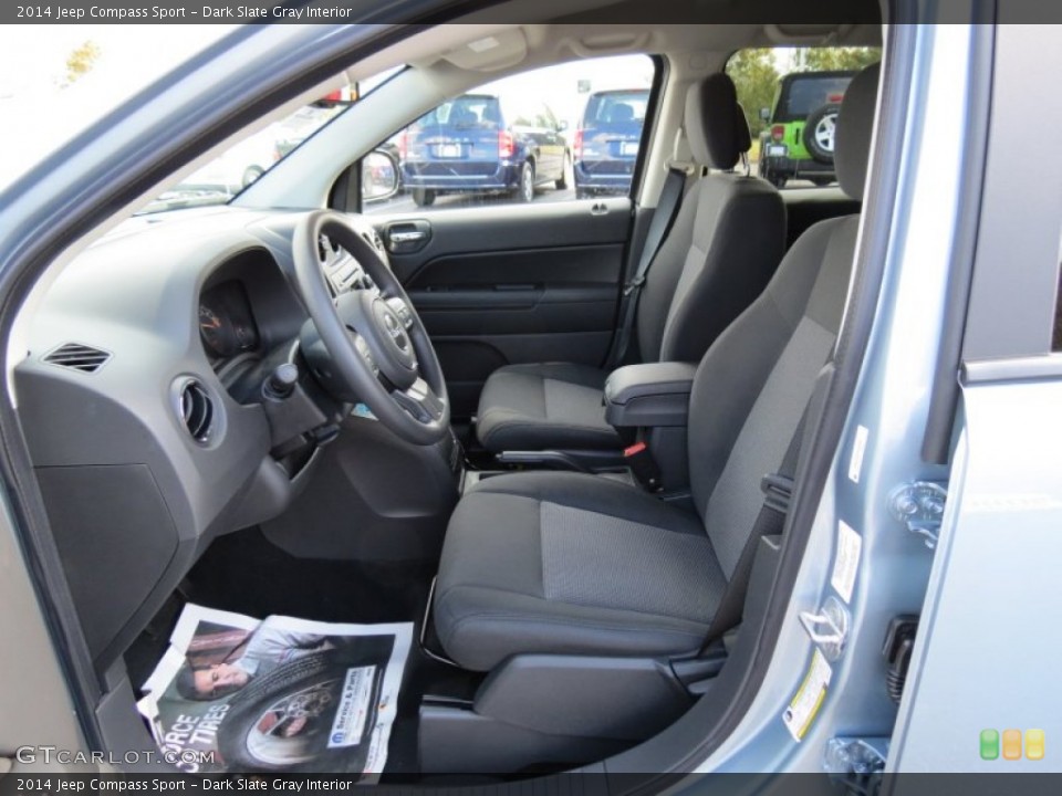Dark Slate Gray Interior Photo for the 2014 Jeep Compass Sport #78862348