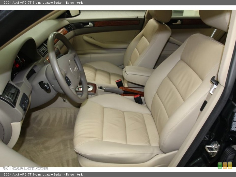 Beige Interior Front Seat for the 2004 Audi A6 2.7T S-Line quattro Sedan #78862430