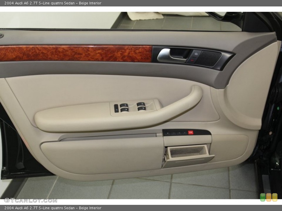 Beige Interior Door Panel for the 2004 Audi A6 2.7T S-Line quattro Sedan #78862449