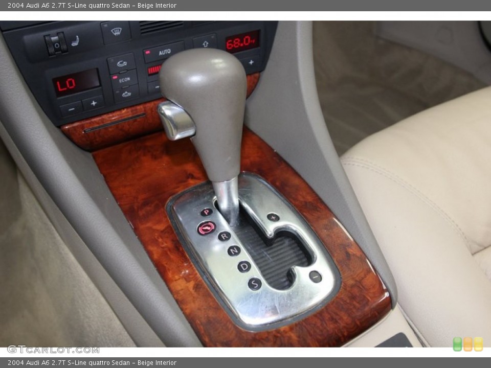 Beige Interior Transmission for the 2004 Audi A6 2.7T S-Line quattro Sedan #78862586