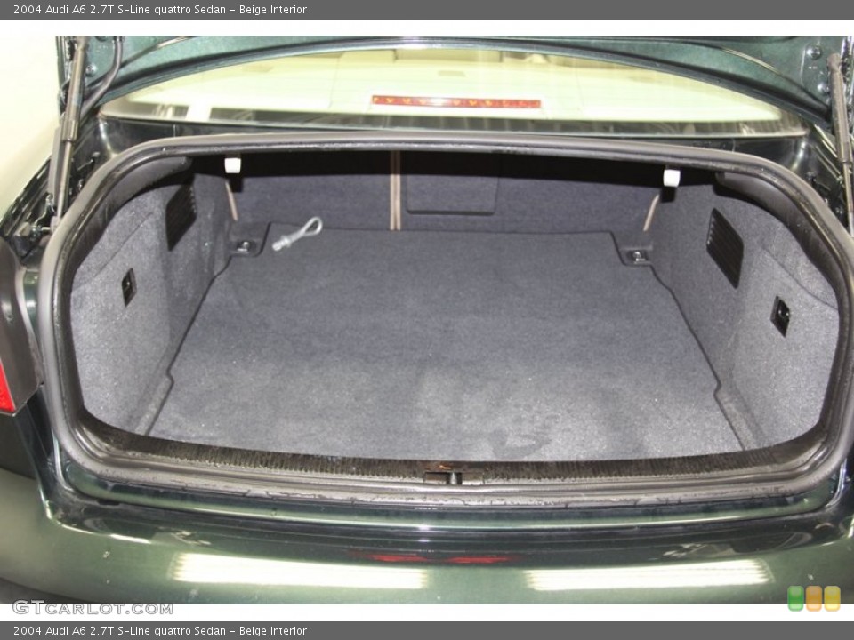 Beige Interior Trunk for the 2004 Audi A6 2.7T S-Line quattro Sedan #78862689
