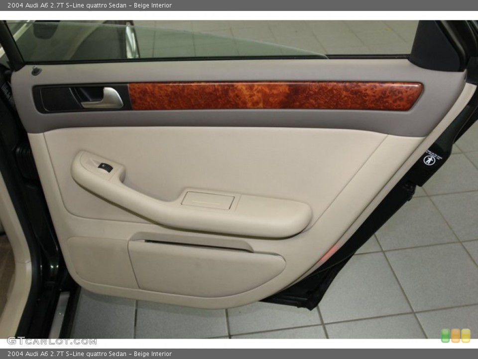 Beige Interior Door Panel for the 2004 Audi A6 2.7T S-Line quattro Sedan #78862723
