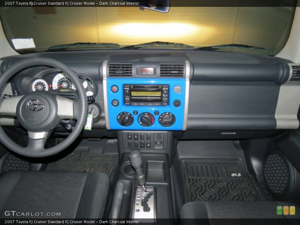 Dark Charcoal Interior Dashboard for the 2007 Toyota FJ Cruiser  #78863878