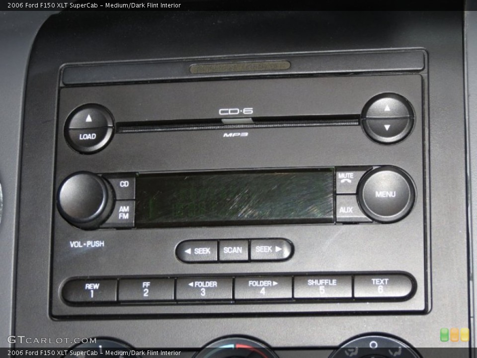 Medium/Dark Flint Interior Audio System for the 2006 Ford F150 XLT SuperCab #78864918