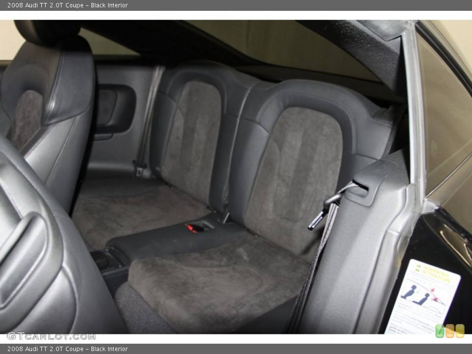 Black Interior Rear Seat for the 2008 Audi TT 2.0T Coupe #78866285