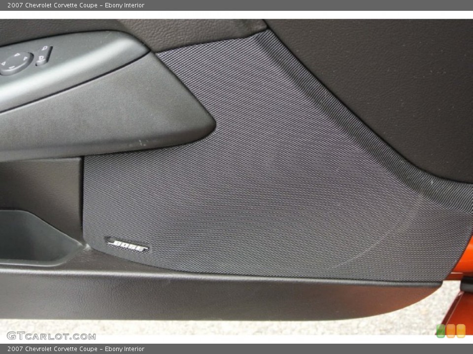 Ebony Interior Audio System for the 2007 Chevrolet Corvette Coupe #78866313