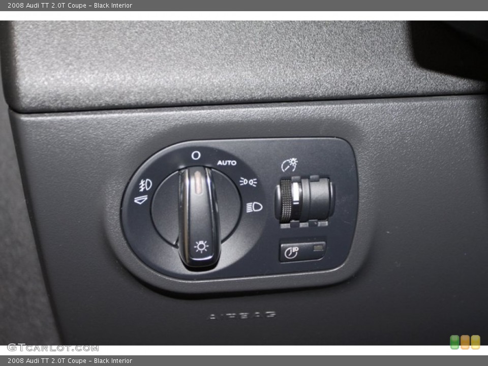 Black Interior Controls for the 2008 Audi TT 2.0T Coupe #78866344