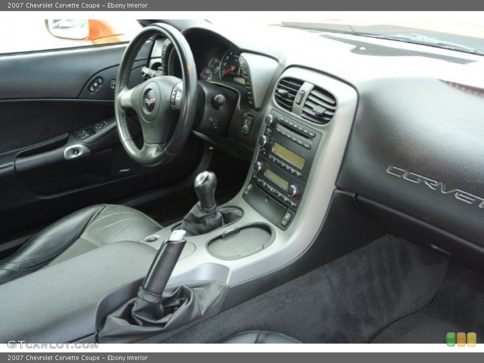 Ebony Interior Dashboard for the 2007 Chevrolet Corvette Coupe #78866553