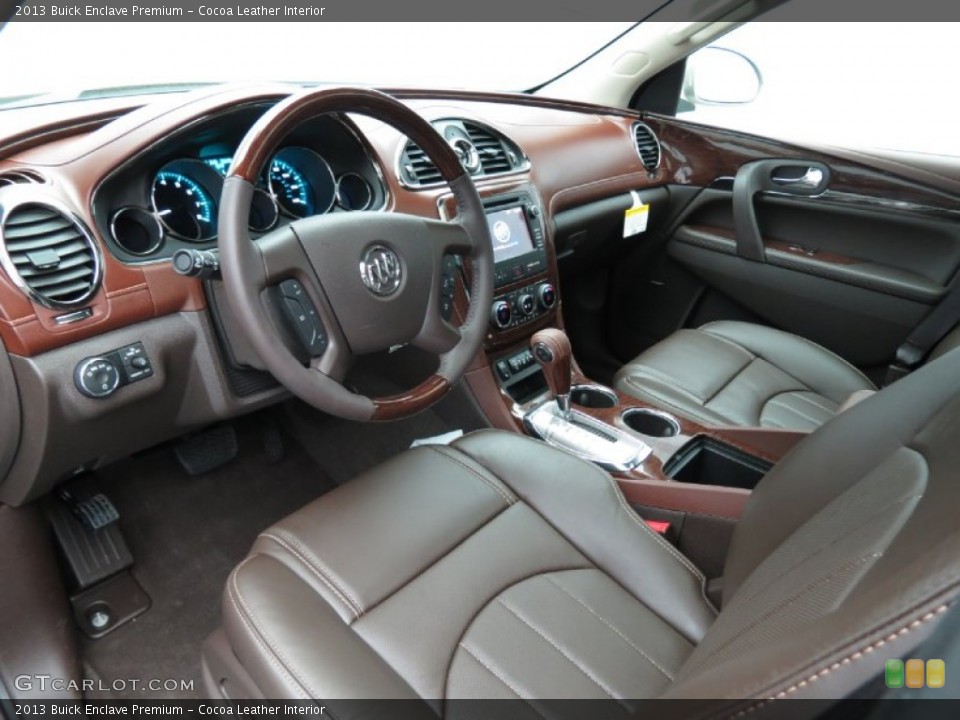 Cocoa Leather Interior Photo for the 2013 Buick Enclave Premium #78866645