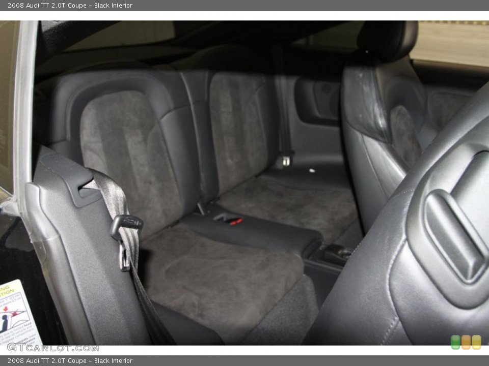 Black Interior Rear Seat for the 2008 Audi TT 2.0T Coupe #78866650