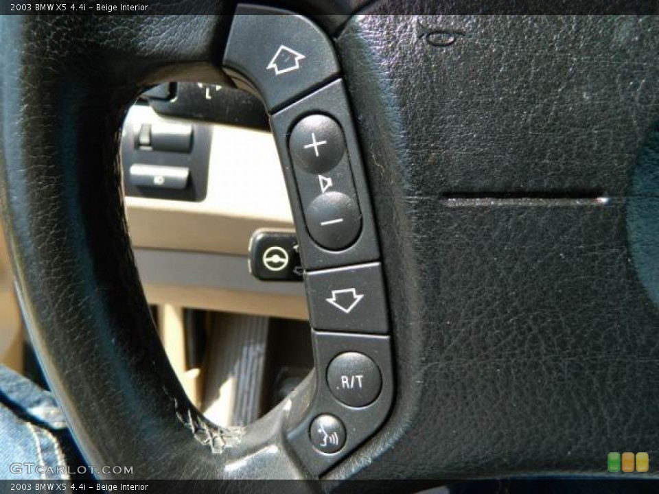 Beige Interior Controls for the 2003 BMW X5 4.4i #78867773