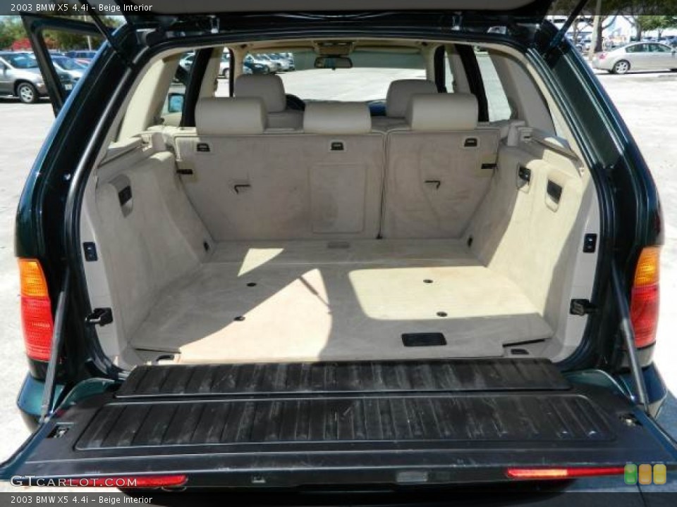 Beige Interior Trunk for the 2003 BMW X5 4.4i #78867836