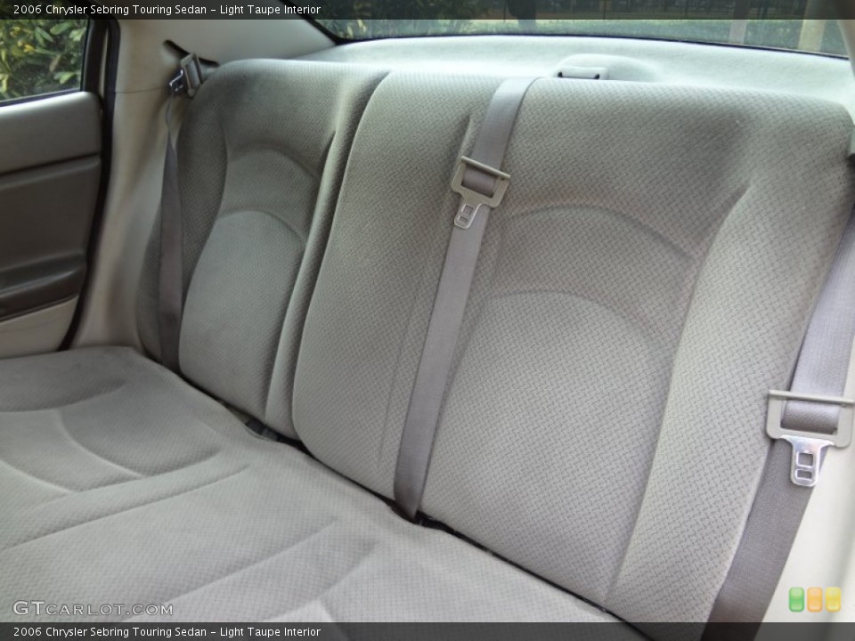 Light Taupe Interior Rear Seat for the 2006 Chrysler Sebring Touring Sedan #78867971