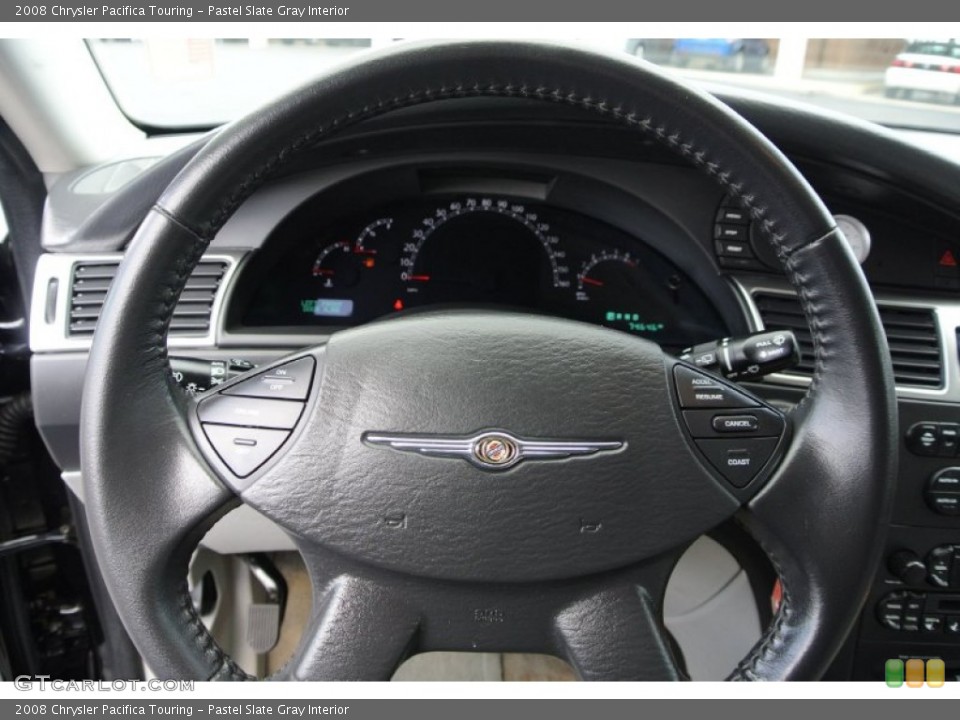 Pastel Slate Gray Interior Steering Wheel for the 2008 Chrysler Pacifica Touring #78870690