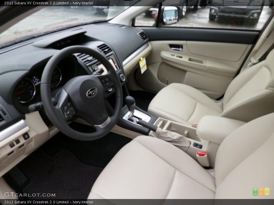 Ivory 2013 Subaru XV Crosstrek Interiors
