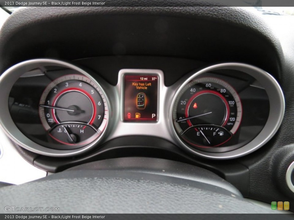 Black/Light Frost Beige Interior Gauges for the 2013 Dodge Journey SE #78881291
