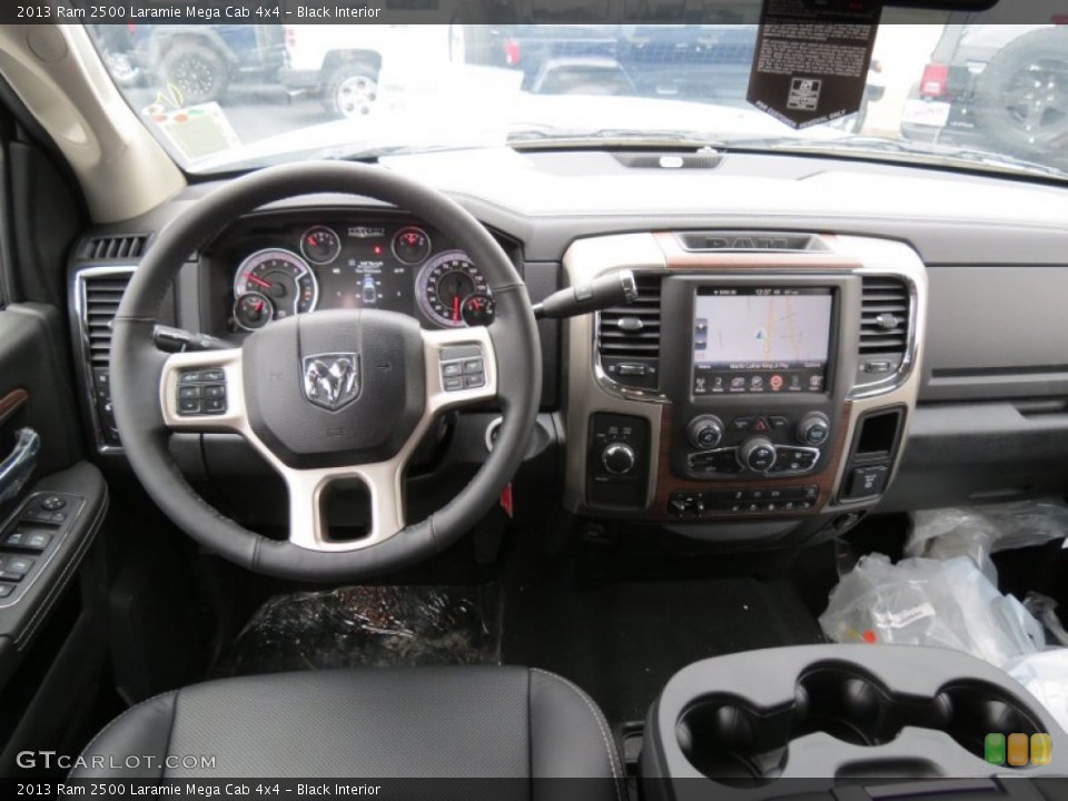 Black Interior Dashboard for the 2013 Ram 2500 Laramie Mega Cab 4x4 #78882374