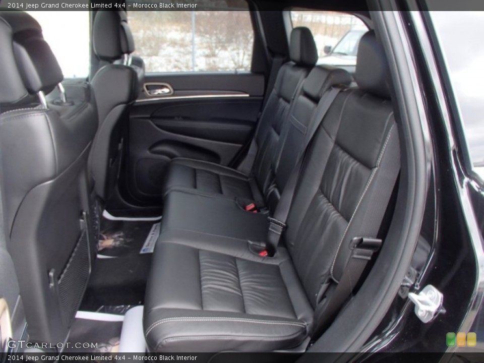 Morocco Black Interior Rear Seat for the 2014 Jeep Grand Cherokee Limited 4x4 #78882519